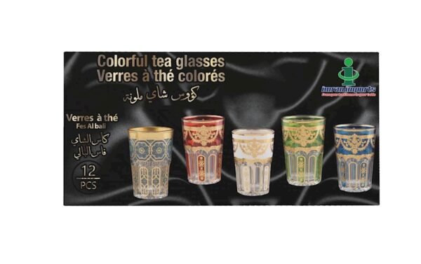 Colorful Glasses 12 pcs X 6 6053-12FG
