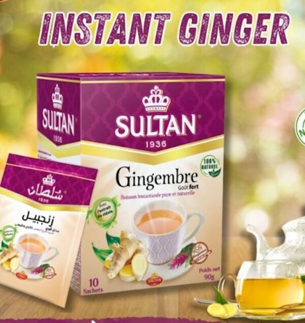 Tea Bags Instant Sultan Ginger 90gx24