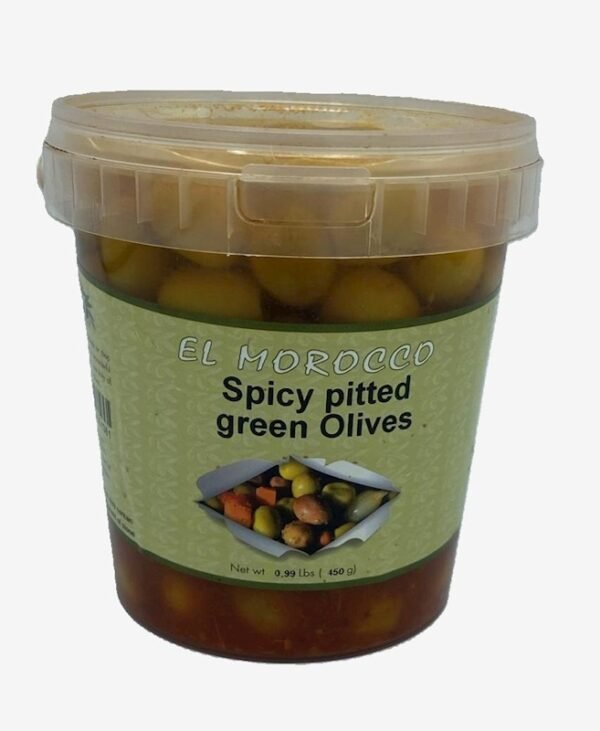 El Morocco Sliced Green Olives 450gx6