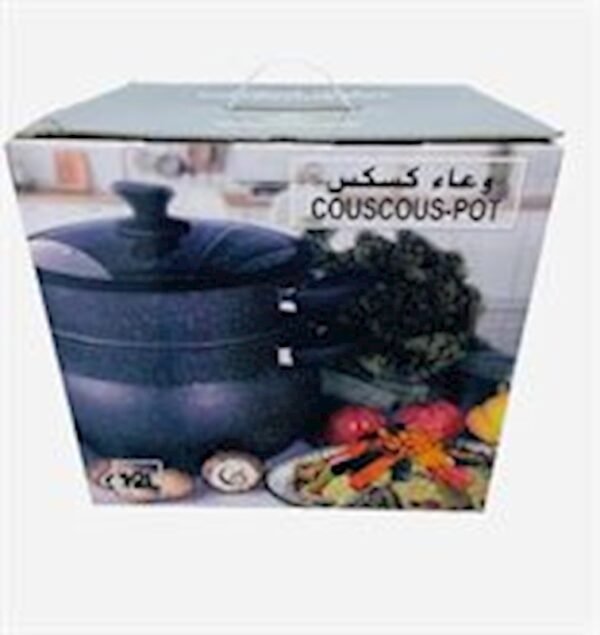 Coated Alum Couscous Pot BK 12Lx2